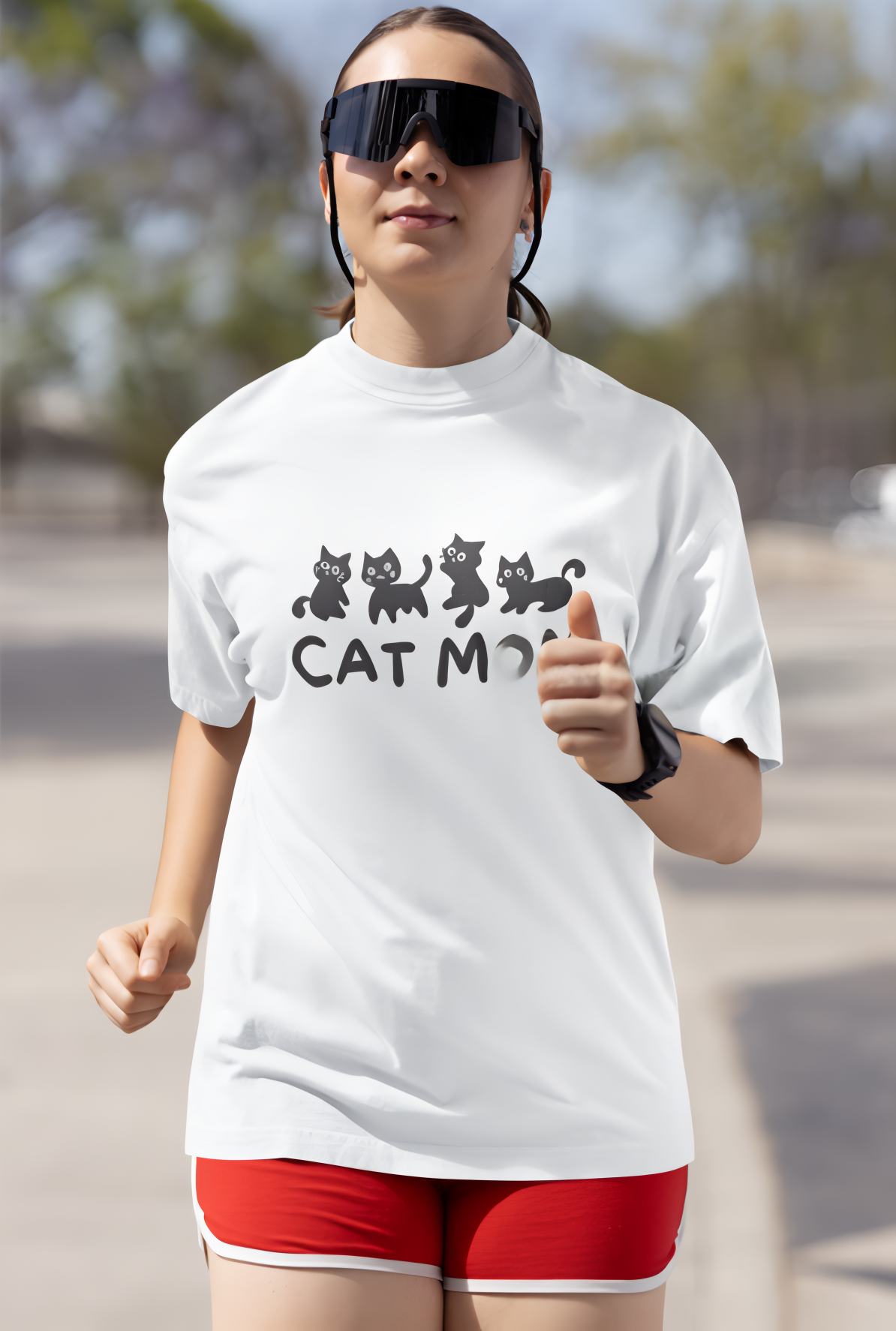 CAT MOM OVER-TEES