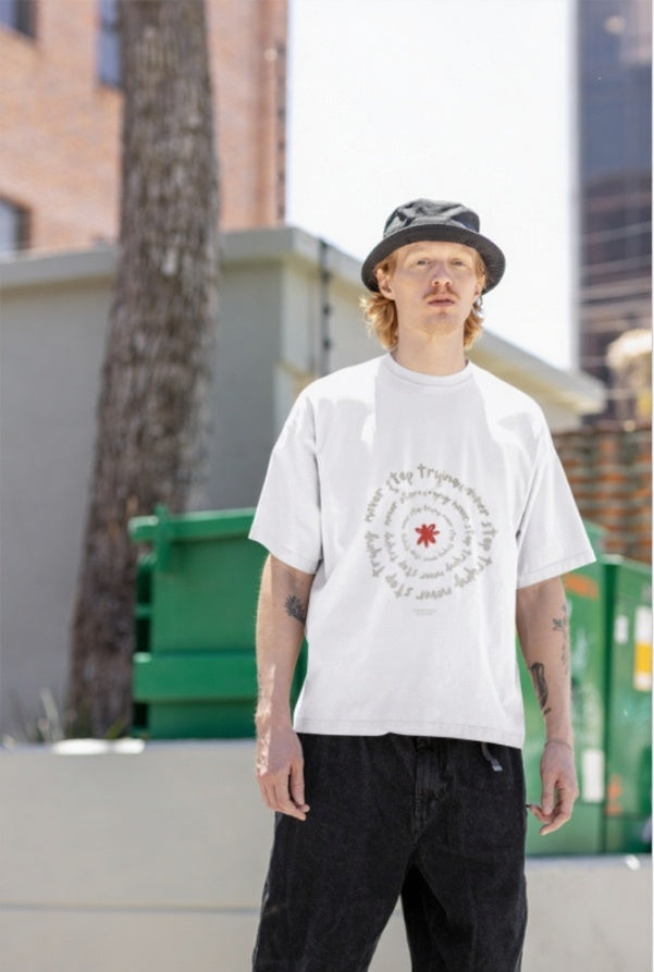 WHITE ILLUSTRATVE OVER-TEES