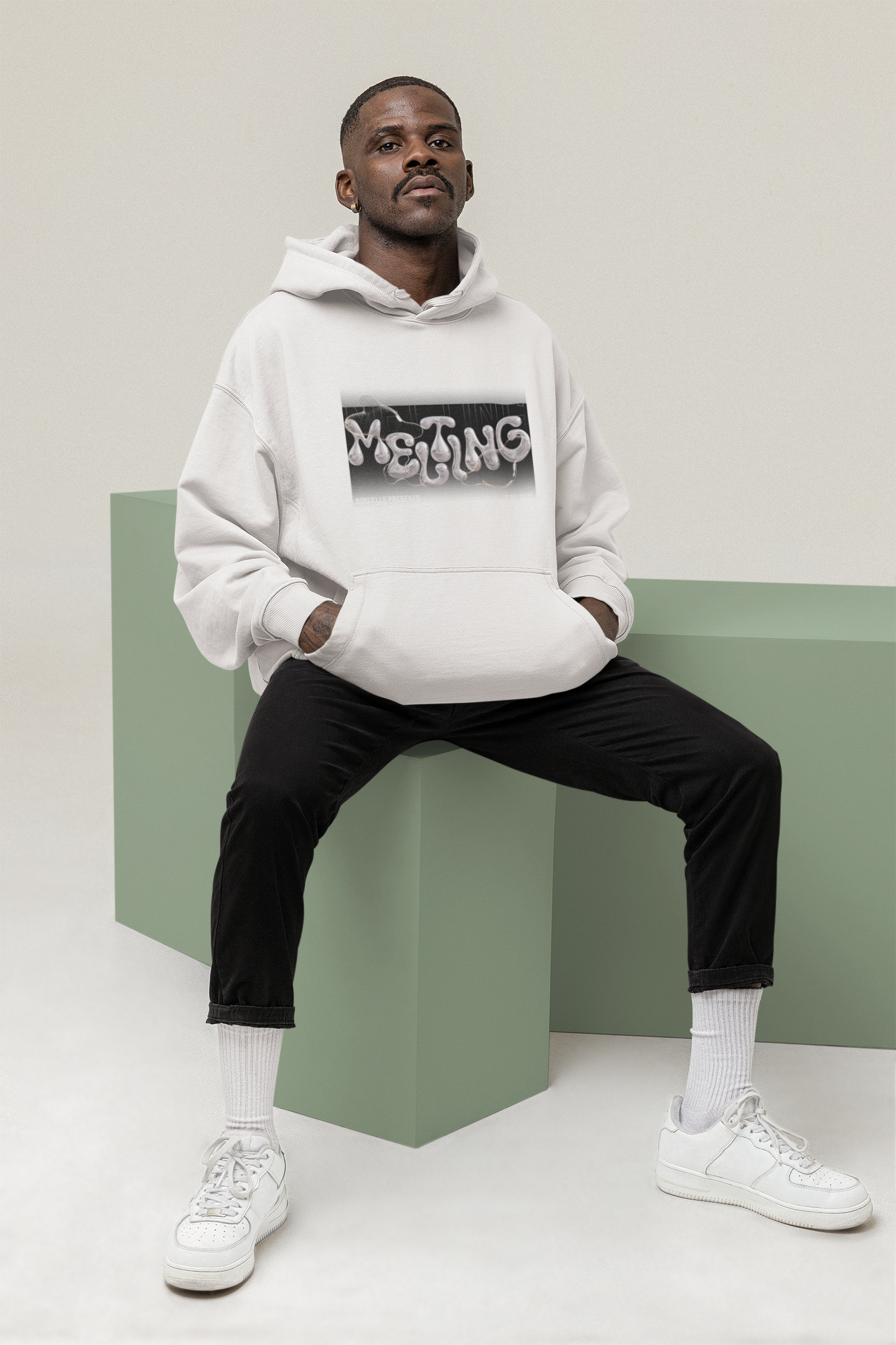 MELTING OVERSIZED HOODIE