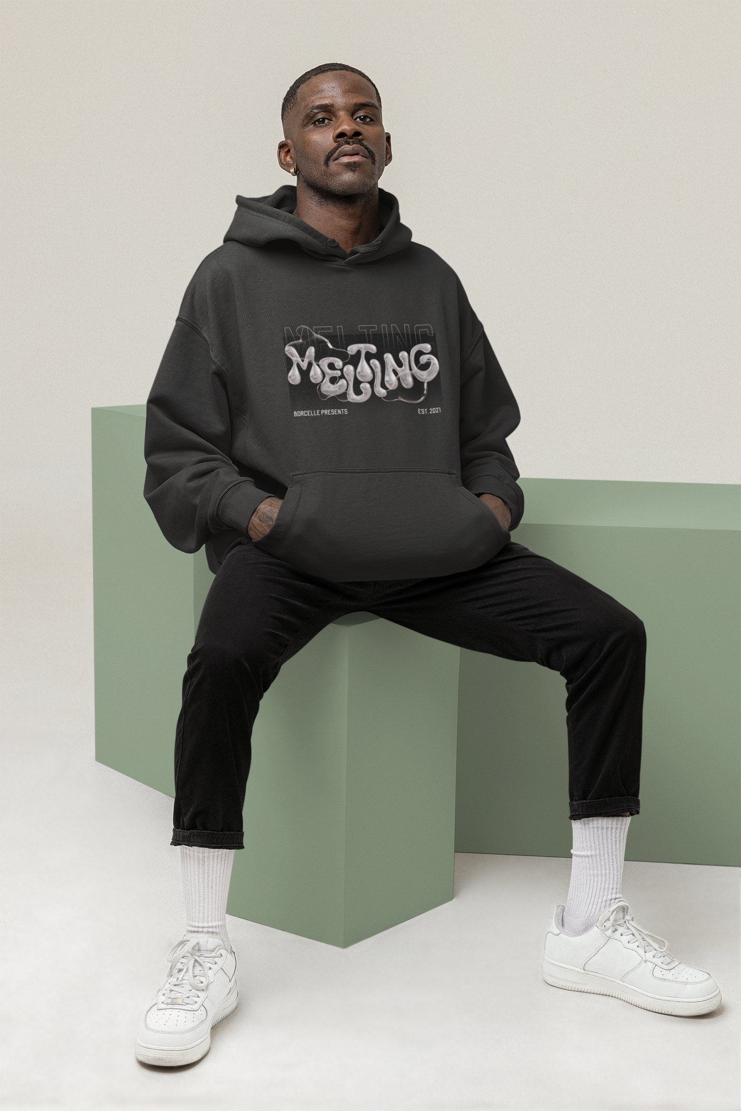 MELTING OVERSIZED HOODIE