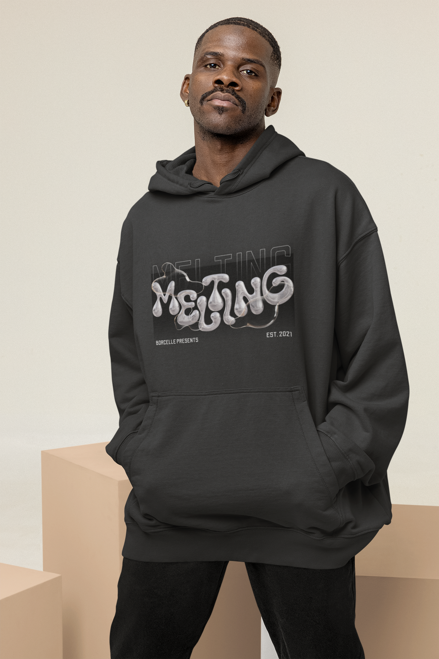 MELTING OVERSIZED HOODIE