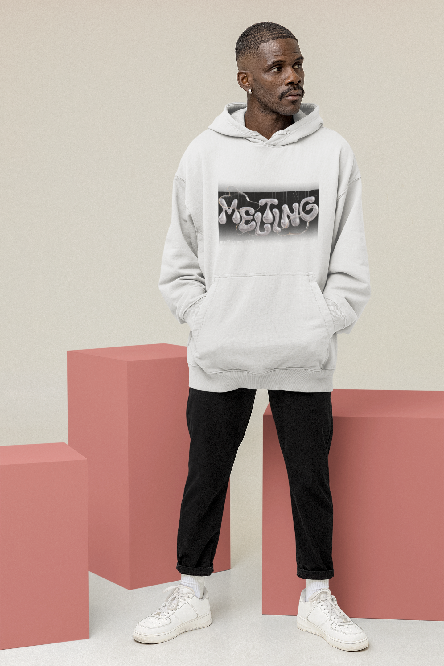 MELTING OVERSIZED HOODIE