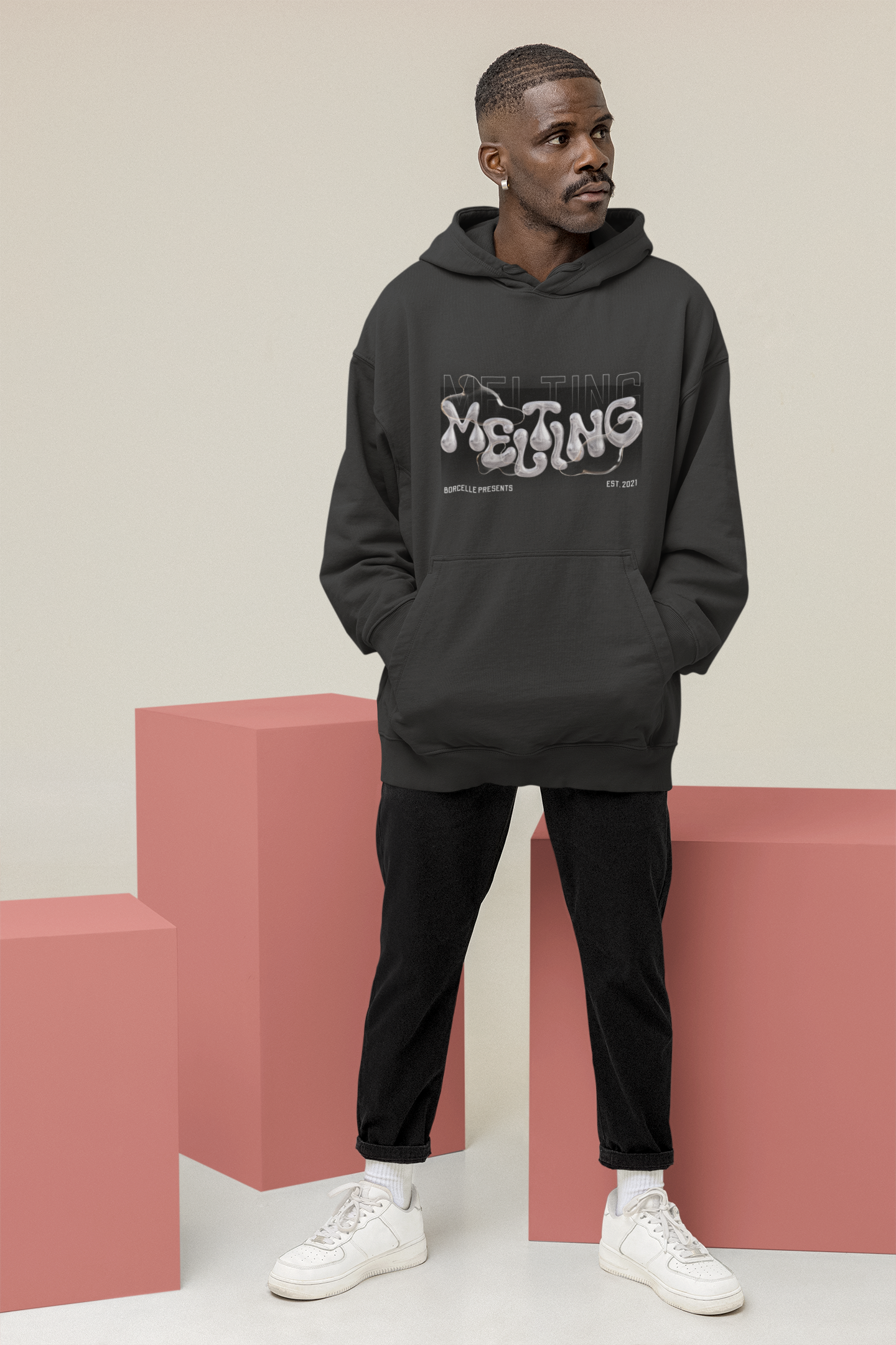MELTING OVERSIZED HOODIE