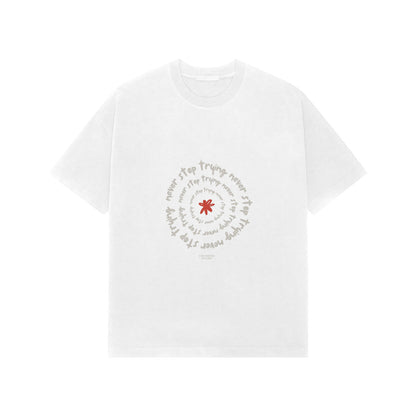 WHITE ILLUSTRATVE OVER-TEES