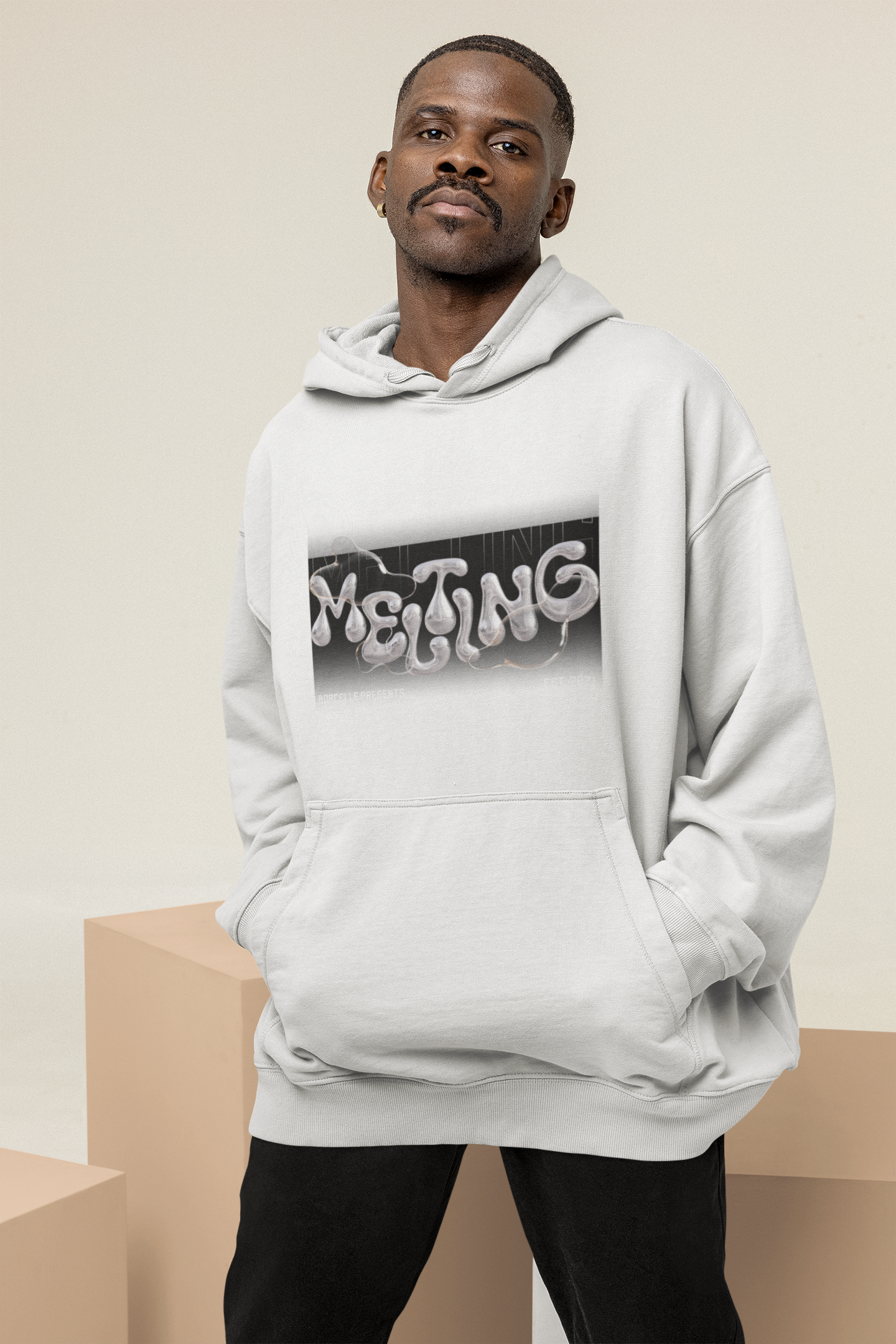 MELTING OVERSIZED HOODIE